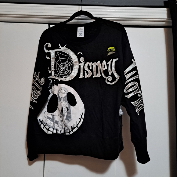 Hot Topic Tops - Disney World Nightmare Before Christmas glow in the dark sweater